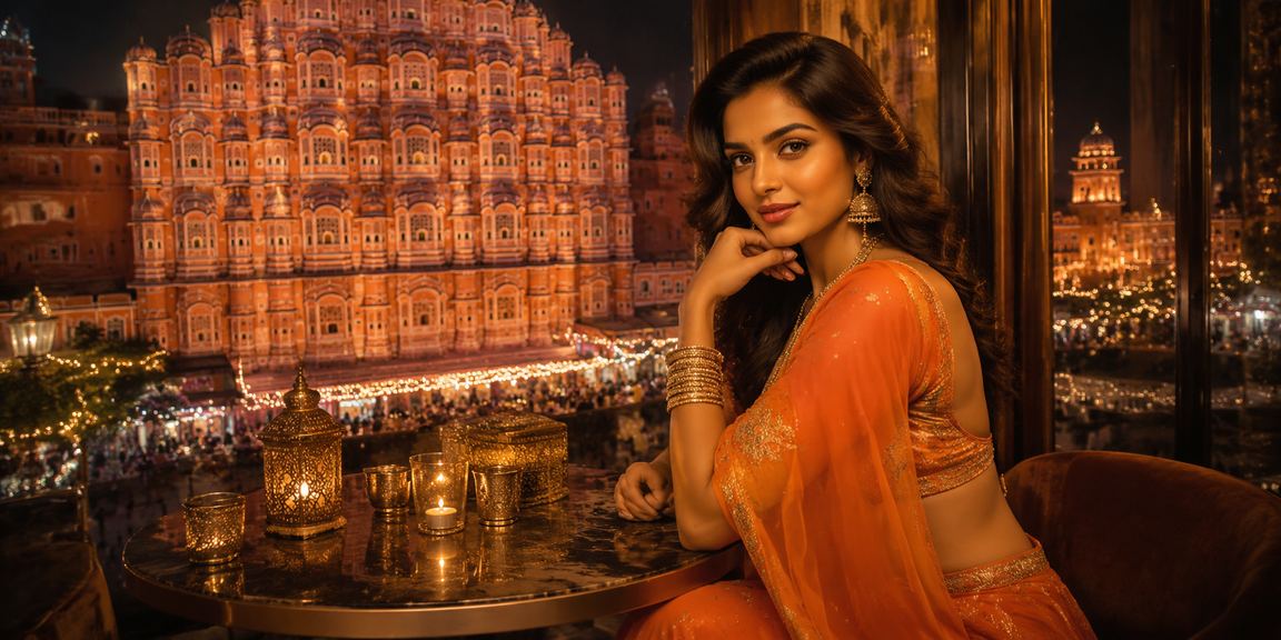 Colorful Diwali festival celebration in Jaipur with VIP bonus promotion
